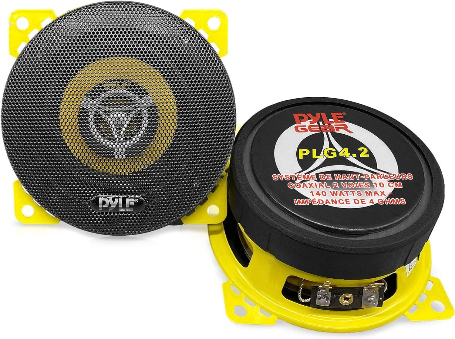 Pyle Haut Parleur Voiture 3 Voies - 240W 13 cm Triaxial Audio Pro Puissant - Haut-Parleur Composant Universel de Remplacement Rapide Compatible Portière/Panneau Latéral Véhicule PL513BK (Paire), Noir