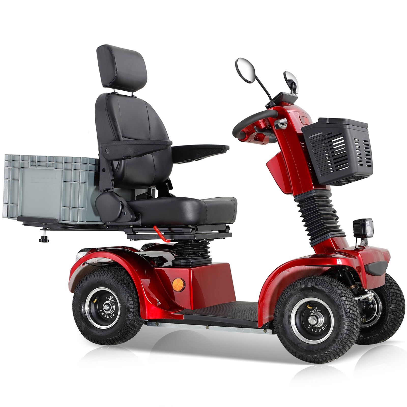 All Terrain Mobility Scooter for Seniors,Heavy-Duty 4 Wheel Mobility Scooters Mobility Scooter,Handicap Scooters for Adults with 3-Speed Travel Long