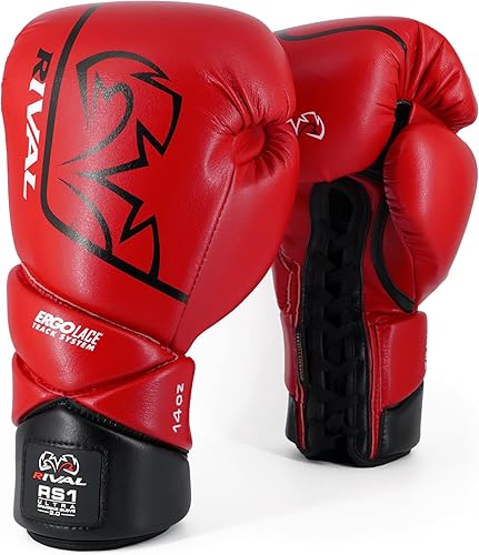 Miniatura 3 de RIVAL Boxing RS1 2.0 Ultra Pro Sparring Guantes, cierre con cordones, microfibra súper resistente, forro interior suave y acolchado de alta densidad