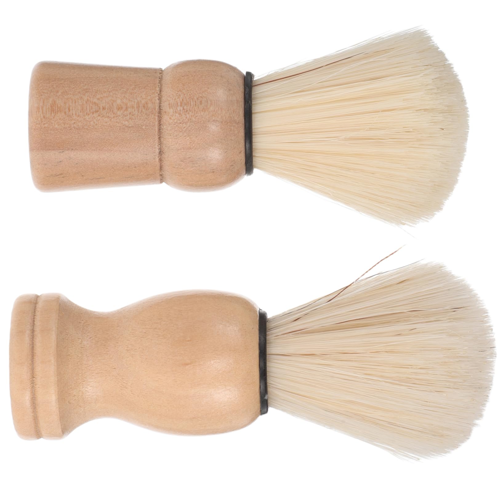 BESTYASH 2 Pcs Portable Shaving Brush with Handle Bristles for Optimal Grooming and Lathering Soft Hair Brush for Mens Travel Wet Shaving