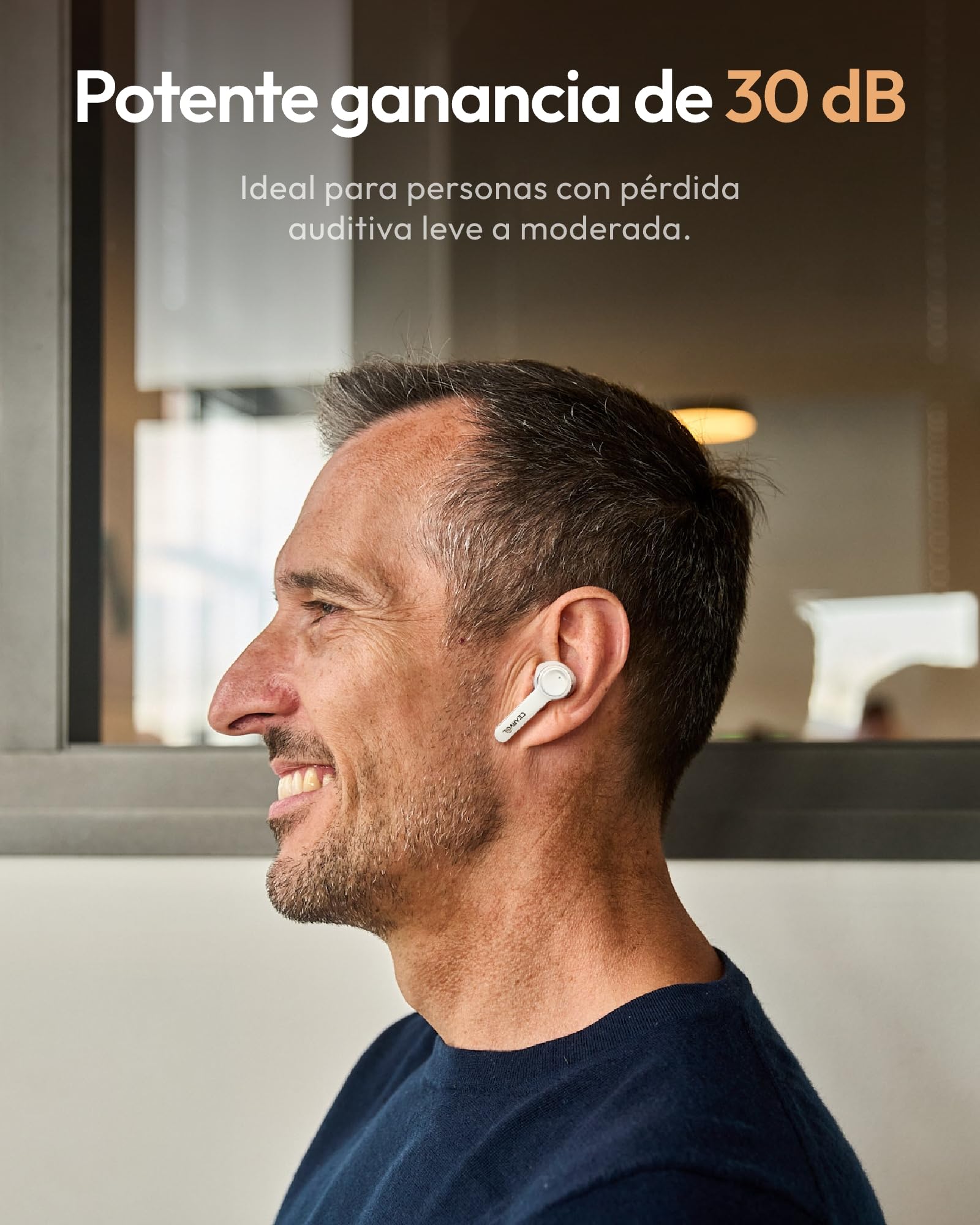 Diamond X1 Amplificador de Sonido con Bluetooth 5.3, App iOS/Android, 16 Canales y Reducción de Ruido, Blanco