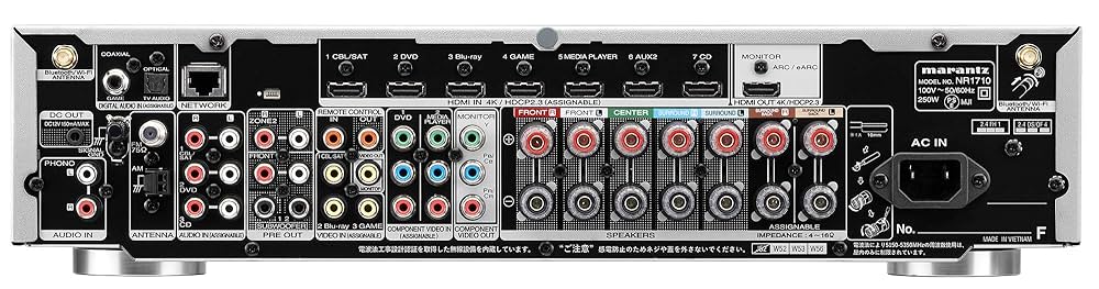 i*2様 marantz NR1710 AVサラウンドレシーバー シルバーゴール i*2様 marantz NR1710 AVサラウンドレシーバー シルバーゴール