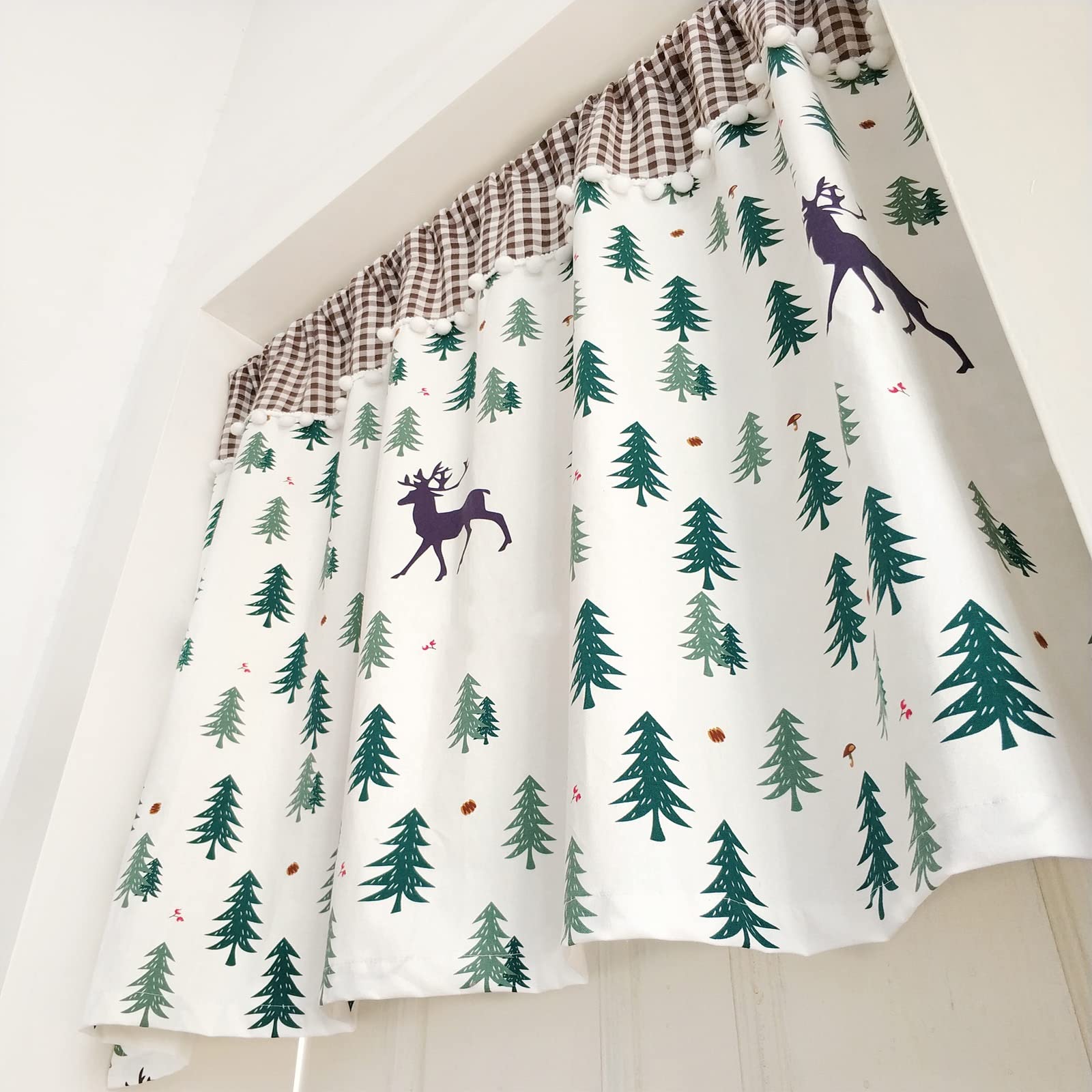 Rideaux occultants pour chambre et salon avec motif botanique élégant