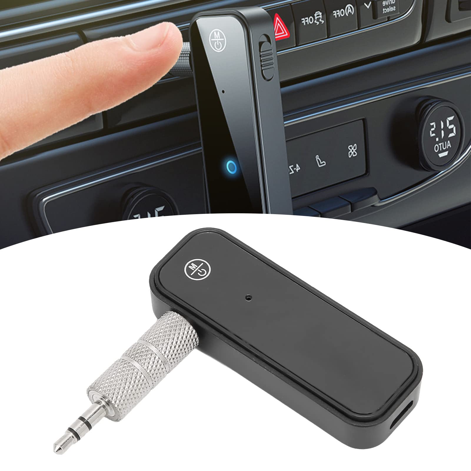 Bluetooth 5.0 Car Speakerphone, Can Quickly Switch Private Calls, Auto
