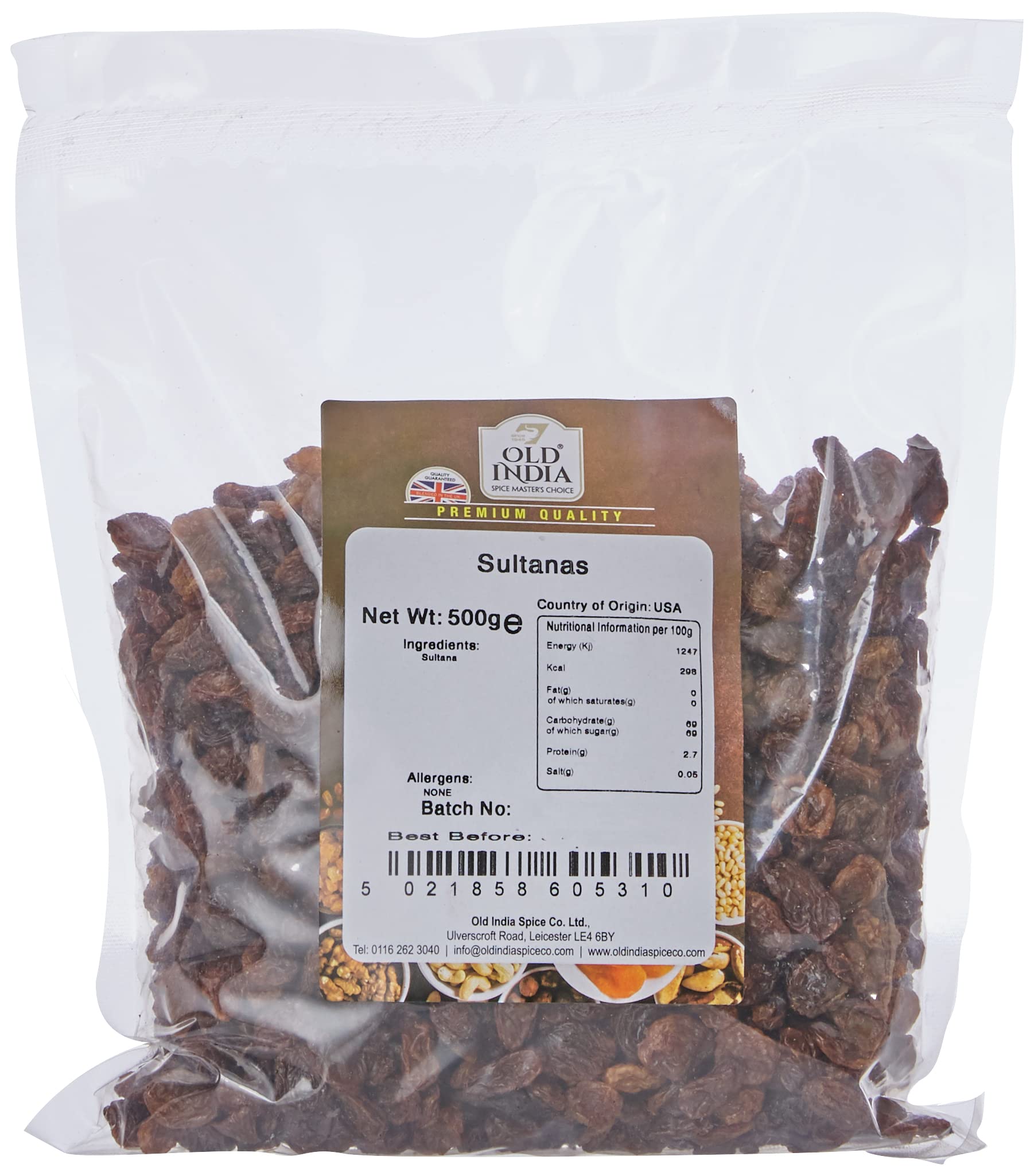 Old India Sultanas 500g