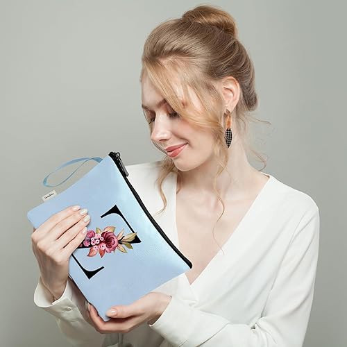 Vista 442 de Vavabox A-Z - Bolsa de maquillaje personalizada, regalos de cumpleaños para mujeres y madres, regalos para mejores amigas, bolsa de cosméticos