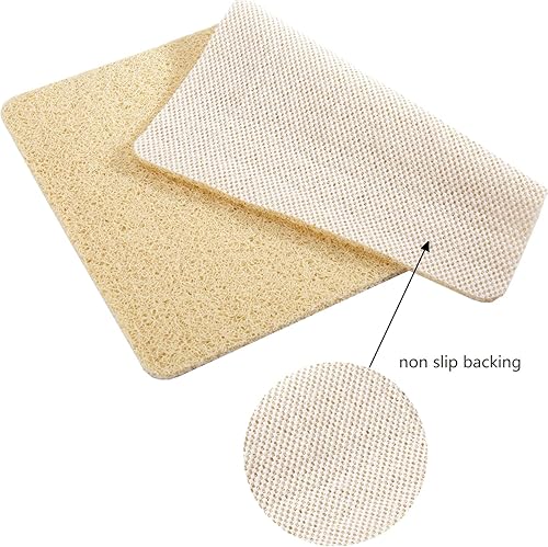Miniatura 10 de Alfombrilla de ducha antideslizante de PVC para ducha interior, baño (15.7 x 23.6 in, gris)
