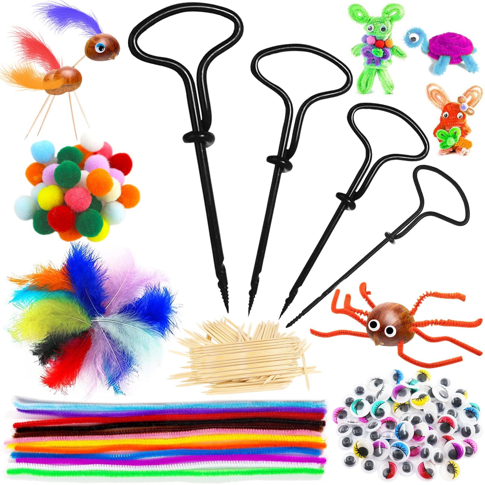 Rmerasor Foret à Châtaignier Pour Enfants, Kit De Bricolage Pour