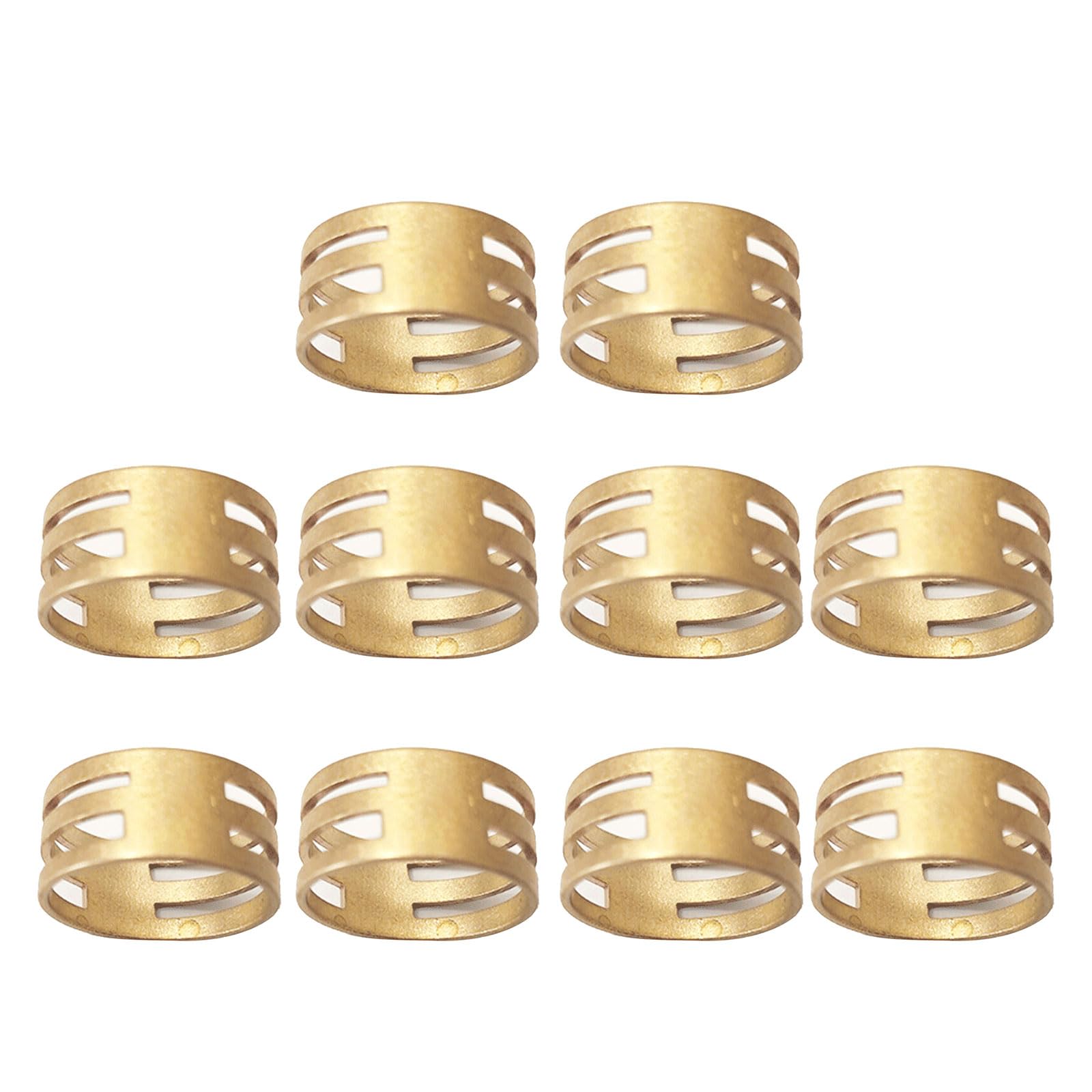Hsioluted Handworking Sewing Thimble Metal Leather Finger Protector Thimble Rings for Knitting Quilting Needlework Sewing Tools