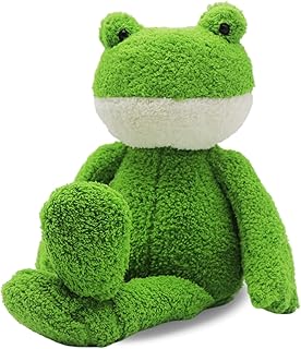 Green Frog Plush Stuffed Animal,Soft Long-Leg Frog Plush Doll Toys,Super Cute Frog Toy Christmas Birthday Gifts for Boys Girls Kids Toddlers,Fluffy Stuffed Frog Plushie Decoration,15.7"