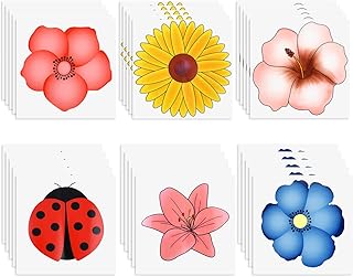 30Pcs Window Fly Traps Fly Killer Stickers Sunflower Floral Window Fly Stickers Fruit Fly Trap Sticky Fly Catcher Fly Paper Trap Fly Strips Fungus Gnat Trap for Indoor Flies Insect Pest Bug Home Use