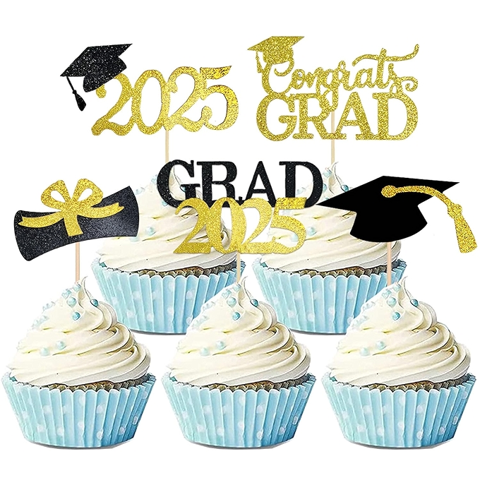 2025毕业蛋糕插牌装饰品（25个）