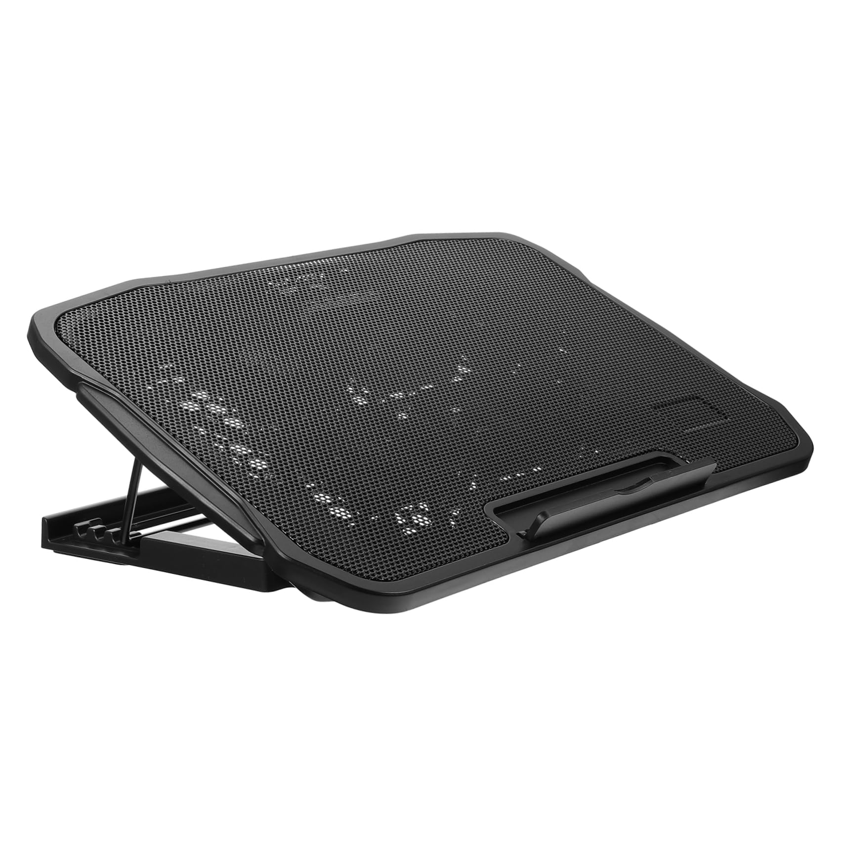 SHINEOFI Support Surélevé pour Ordinateur Portable avec Double Port USB Dissipateur De Chaleur Et Réglable Support De Refroidissement Pratique pour Bureau Et Domicile Soulage La Douleur CER