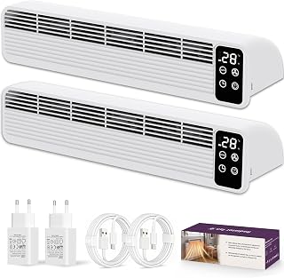 Warmfay Intelligenter Heizkörperventilator mit 3 Geschwindigkeiten (2 SET)
