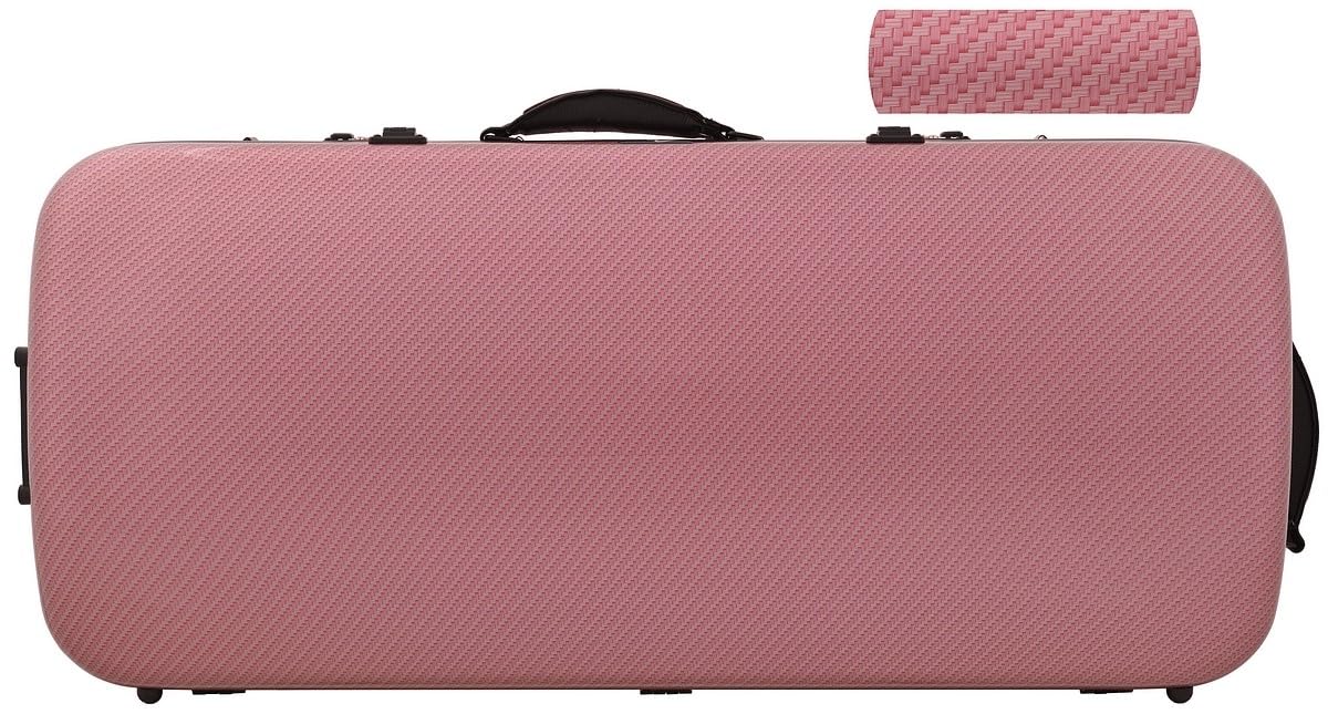 Doppelkoffer für Geige 4/4, Bratsche 36-43 Fiberglass Hybrid Special Rot M-case