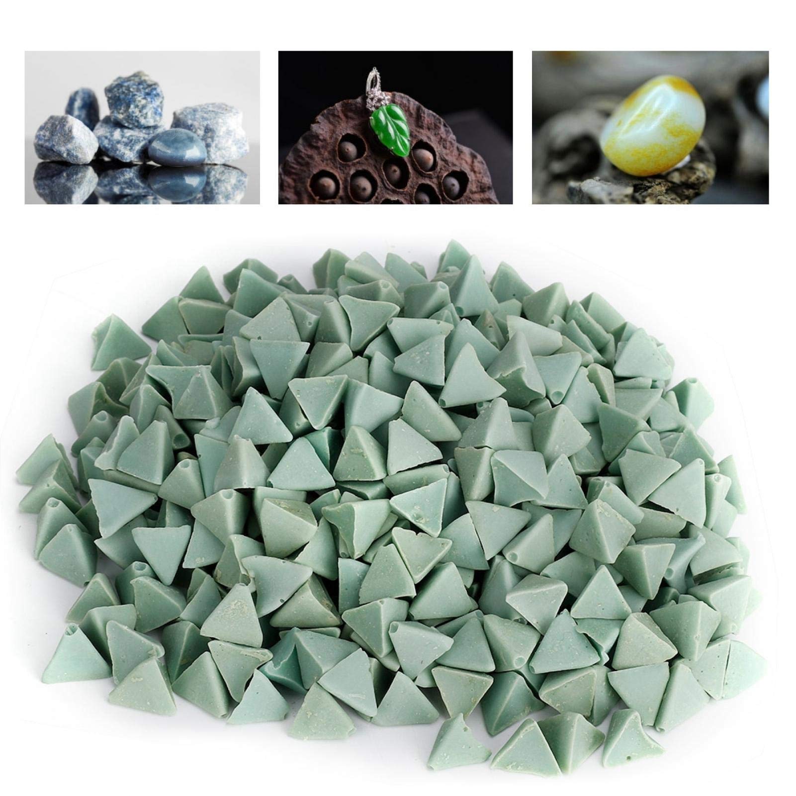 Médias de culbutage, outil abrasif de polissage, bijoux de jade pour le polissage de machine de vibration de culbuteur