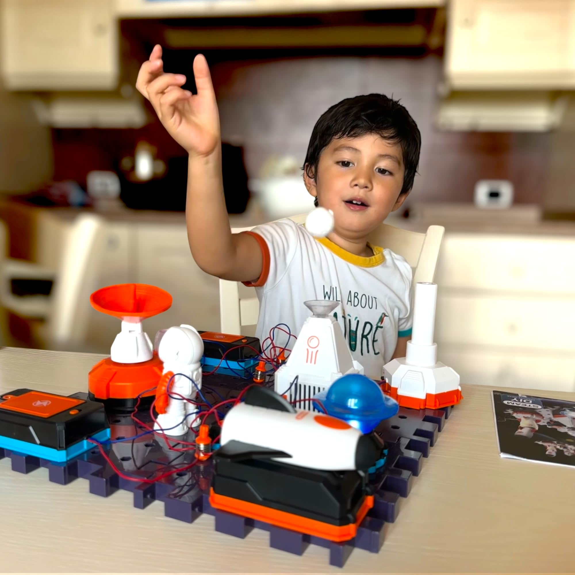 Bright Panda Electric Circuit Kits for Children Educational Space Toys STEM Toys with 100+ Science Experiments for Kids Build Your Own Science Kit - Image 3