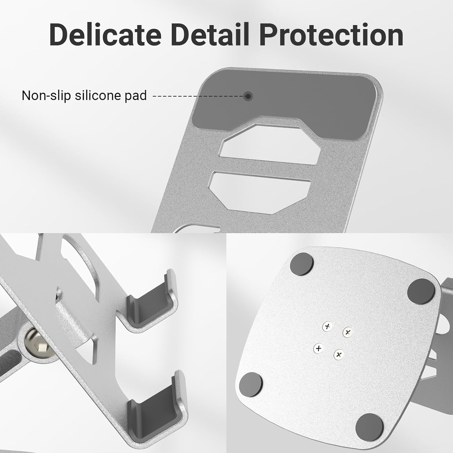 Support Téléphone Voiture Réglable en Hauteur Rotation 360° pour Tous Téléphones et Tablettes
