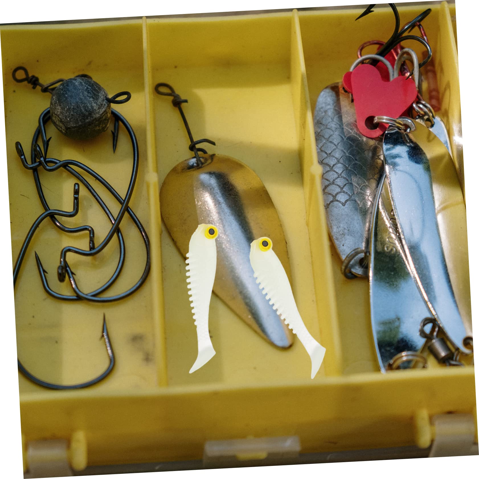 VANZACK 160stücke Leuchtende Kunstköder Sinkende Baits Für Süß Und Salzwasserangeln Wiederverwendbare Angelwerkzeuge Für Angelfreunde
