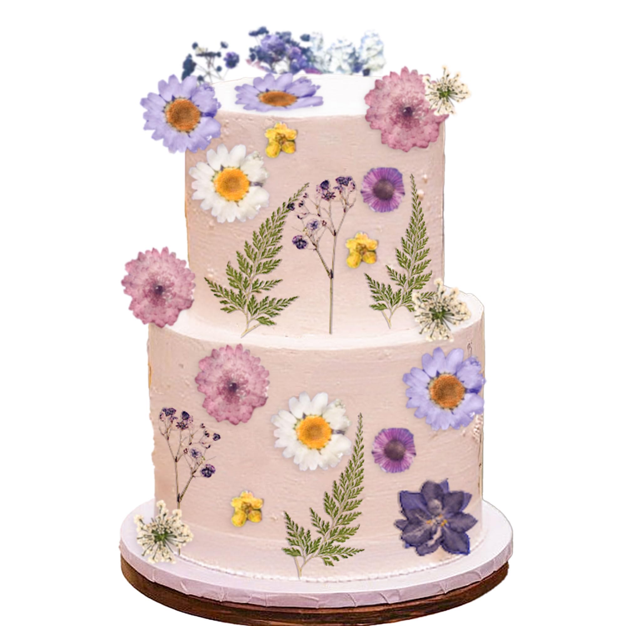 JeVenis Purple Wildflower Cake Toppers Wildflower Decor Baby In Bloom for Baby Shower Birthday Bridal Shower Wedding Party Decoration