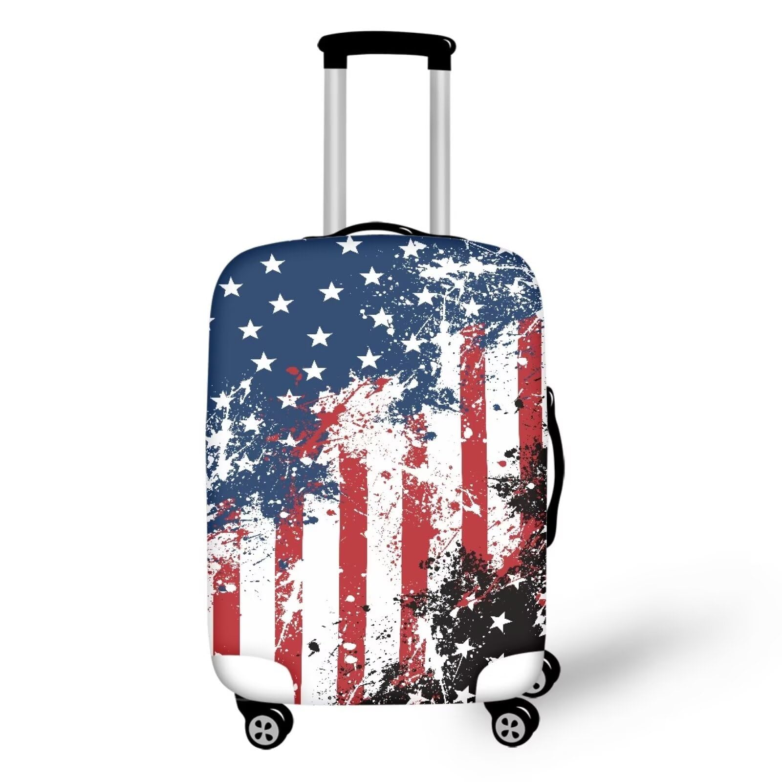 American Flag Suitcase Covers for Luggage,Carry on Luggage Cover,Luggage Cover Protector Fits 18-32 Inch Luggage Suitcase Protective Cover