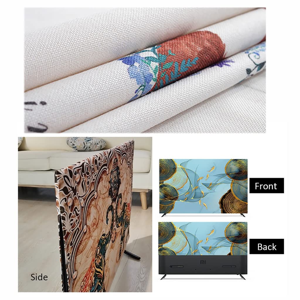 HOTTHWXX Housse TV, Housse Anti-Poussière TV, Housse De Protection