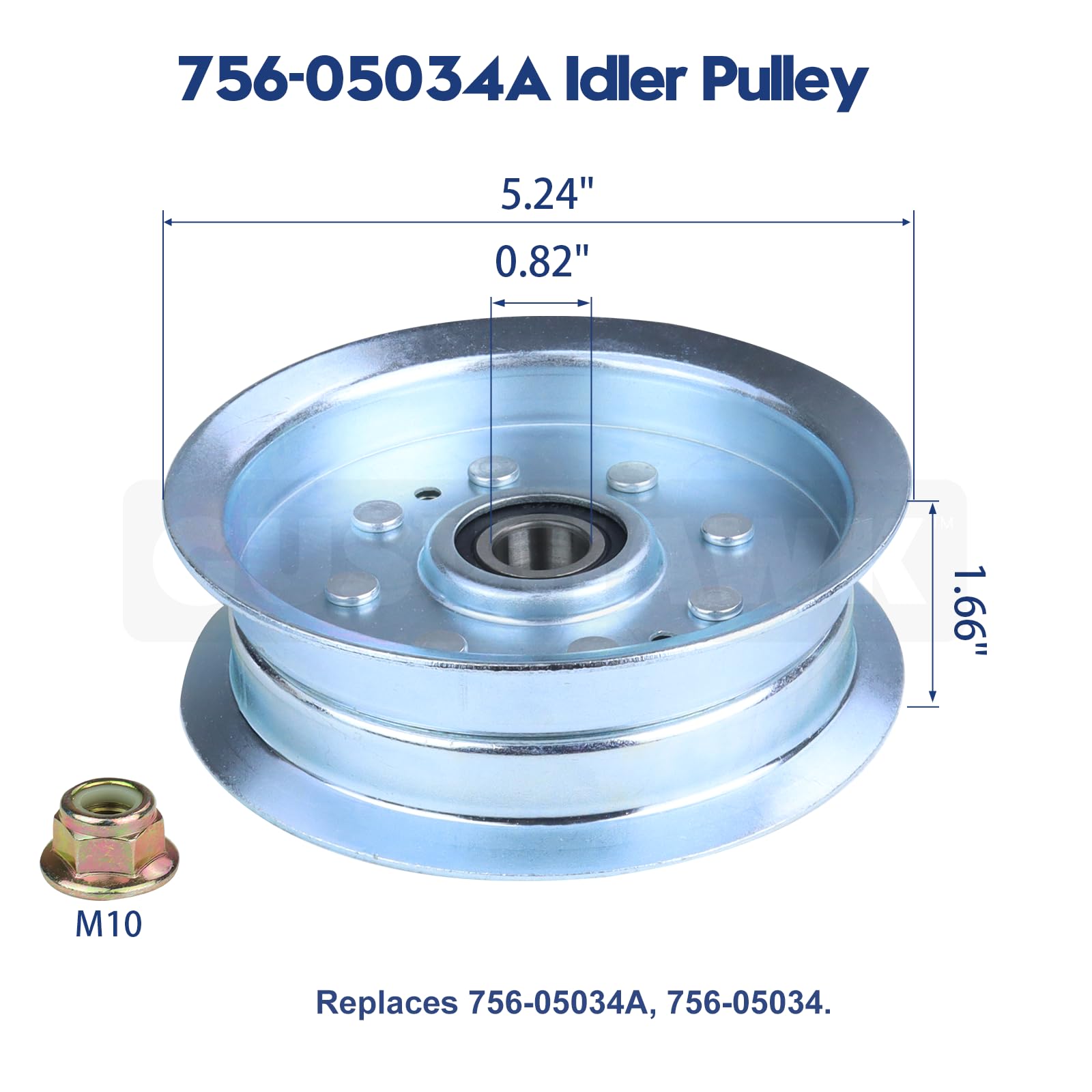 Paquete de 2 ensamblajes de husillo engrasados 918-06991 con polea tensora 756-05034A 954-04060C, correa 490-900-M061, kit de lavado de cubierta de repuesto 91806991 618-06991 para LT4200