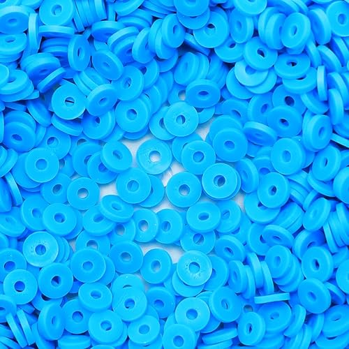 Miniatura 1 de Praisebank Cuentas de arcilla, 2000 cuentas de arcilla roja, fabricación de pulseras, cuentas de arcilla polimérica, cuentas, cuentas de arcilla