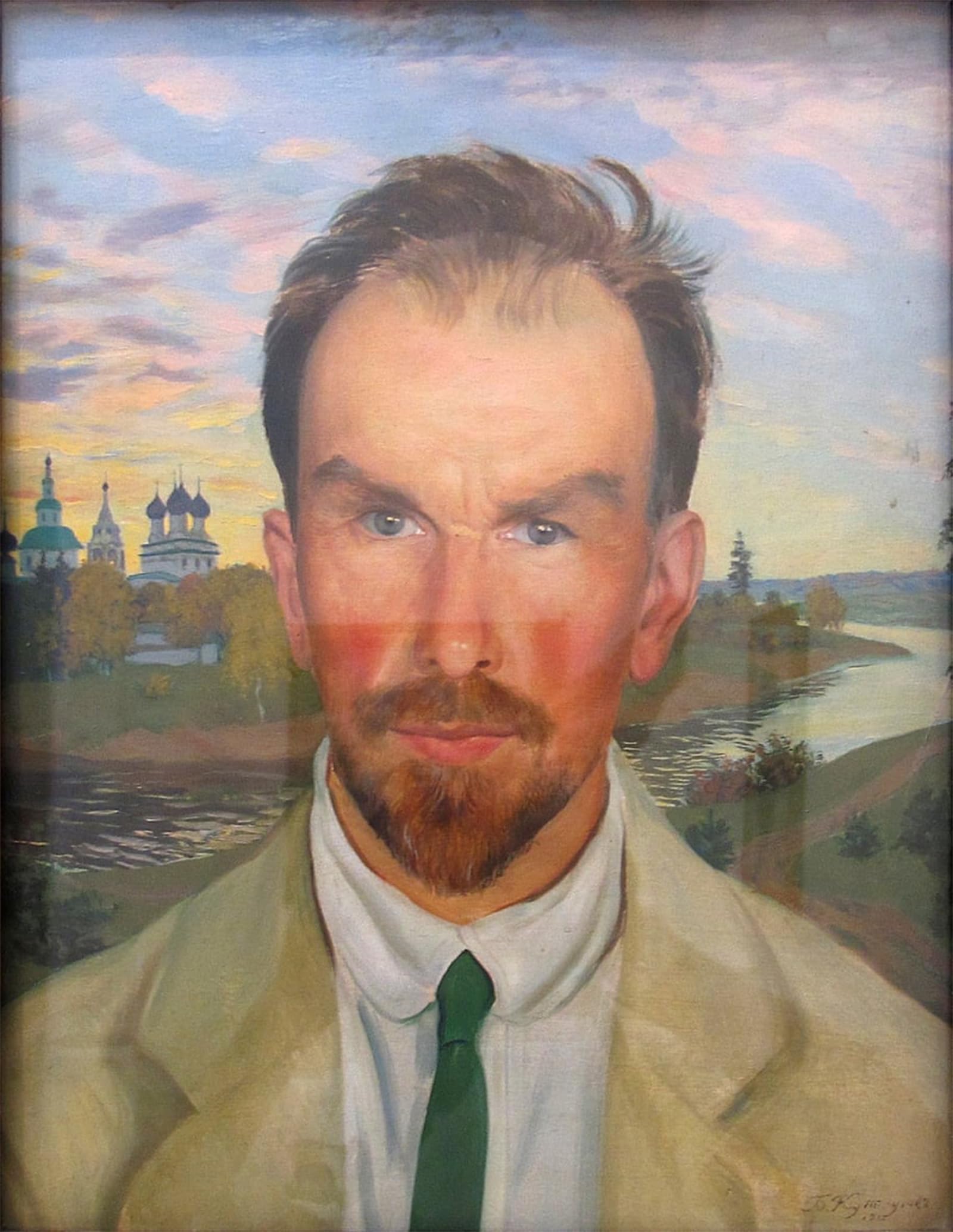 ARTXLXXBN Famous Prints Artwork Pictures Poster Painting Art Anisimov Alexander Ivanovichn by Boris Mikhailovich Kustodiev Artwork Landscape Pictures for Home Decor 60x90cm