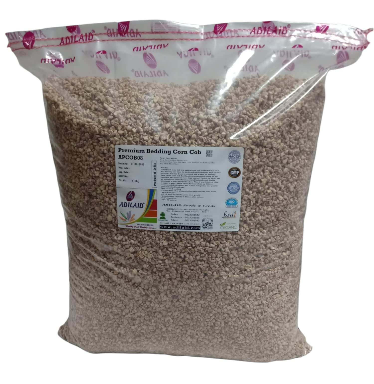 ADILAID Premium Bedding Corn Cob for Small Aniamls Like Rabbit (8 Kg) (B09KTDGZX8) Amazon Price History, Amazon Price Tracker