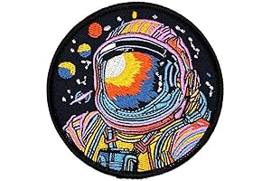 3.5" Astroworld Spaceman Patch - Perfect Way to Add Galaxy Flair to Clothing
