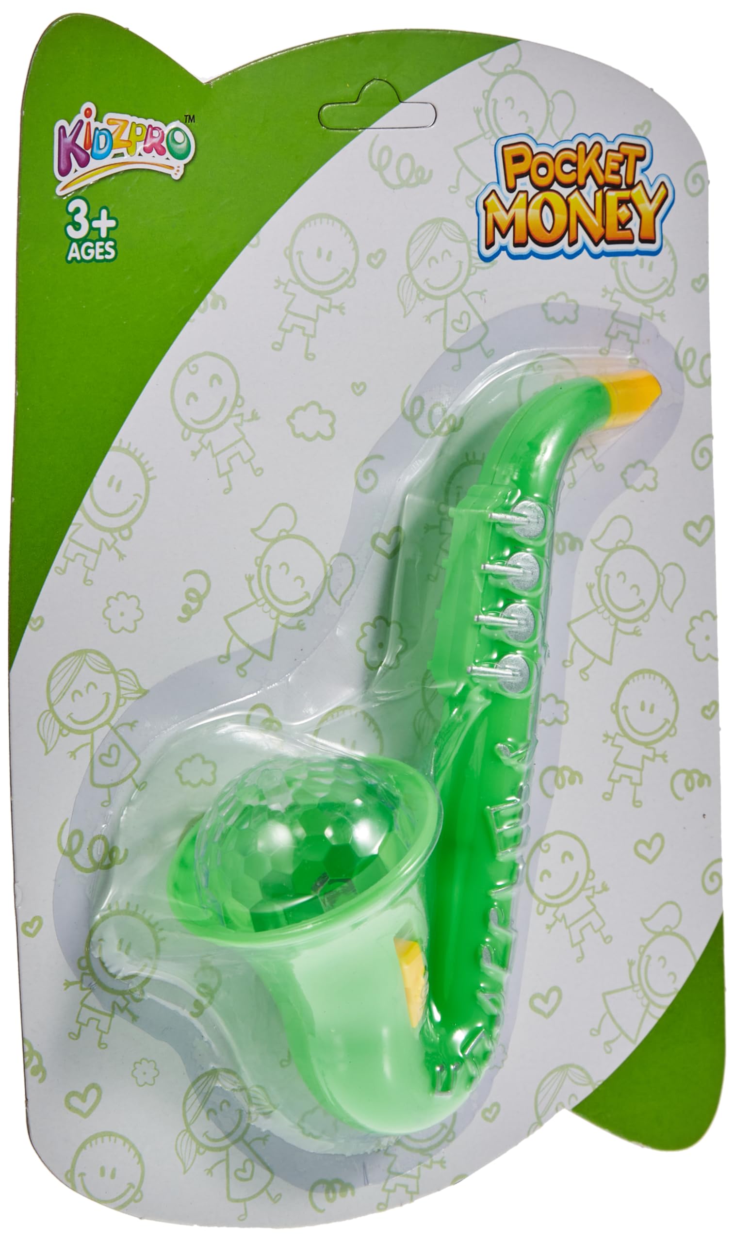 Saxophone Horn with Lights, Assorted Colors - 3980A