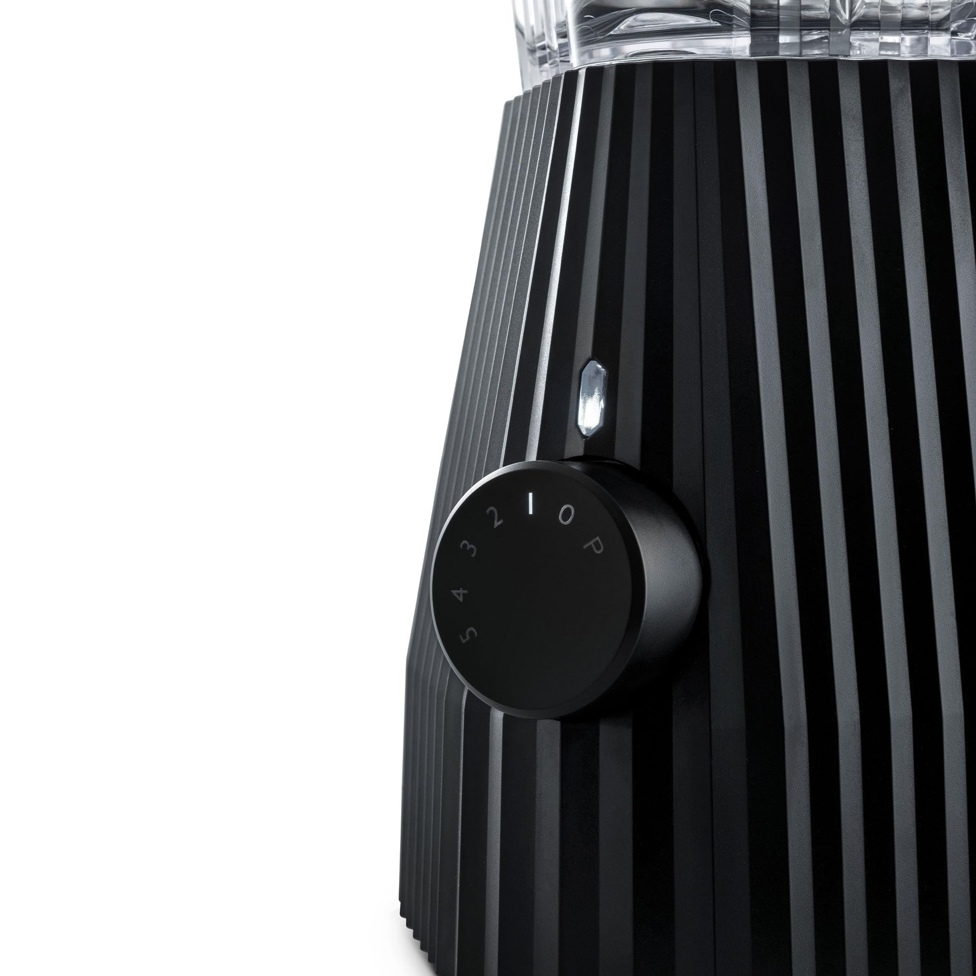 Alessi Plissé MDL09B/USA - Blender in Thermoplastic Resin, Graduated Pitcher in PCTG, US Plug 700W, Black