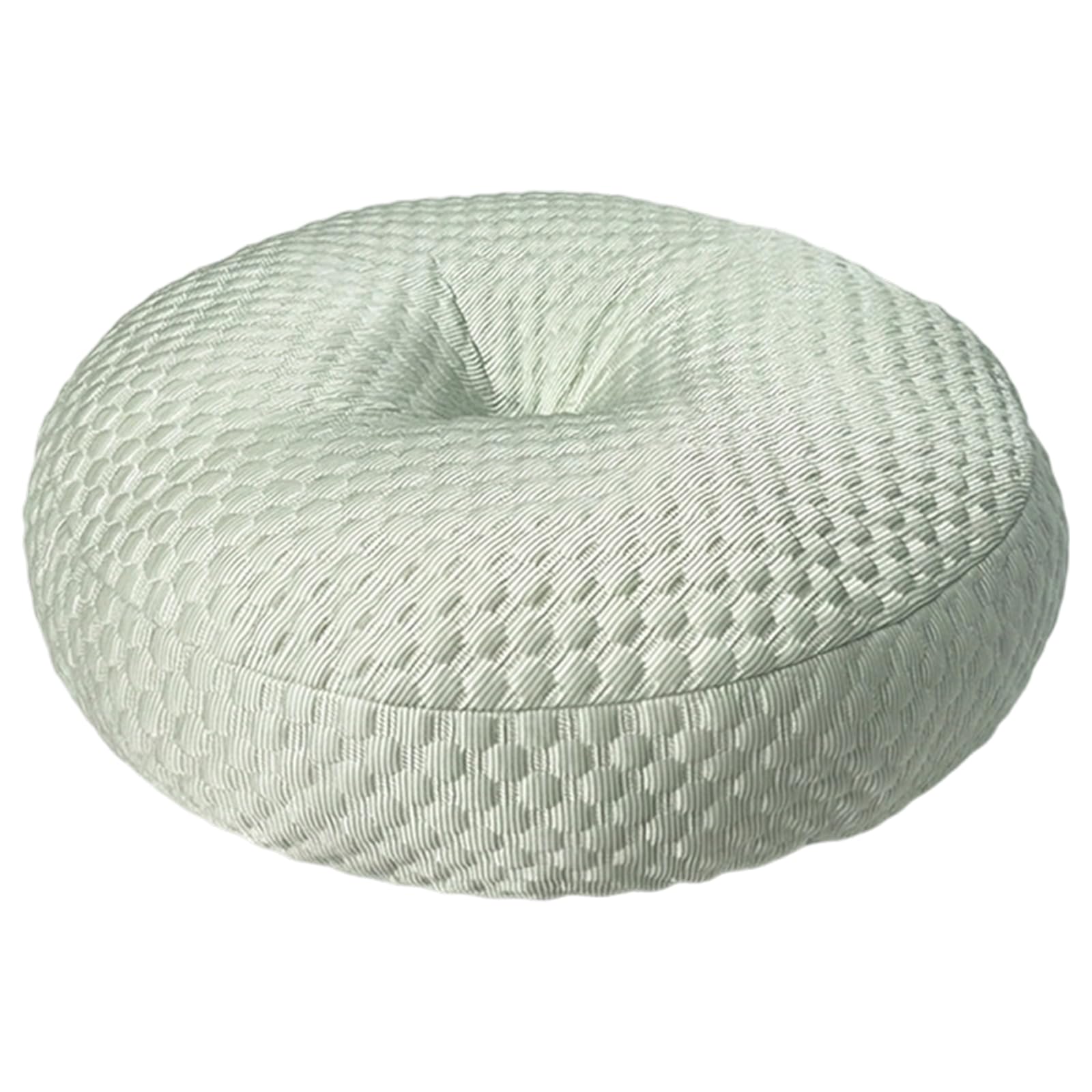 Oxxggkao Multipurpose Round Seat Pad Breathable Ice Bean Cooling Cushion PP Cotton Filling Meditations Pillow for Relaxation Ergonomic Round Pillow