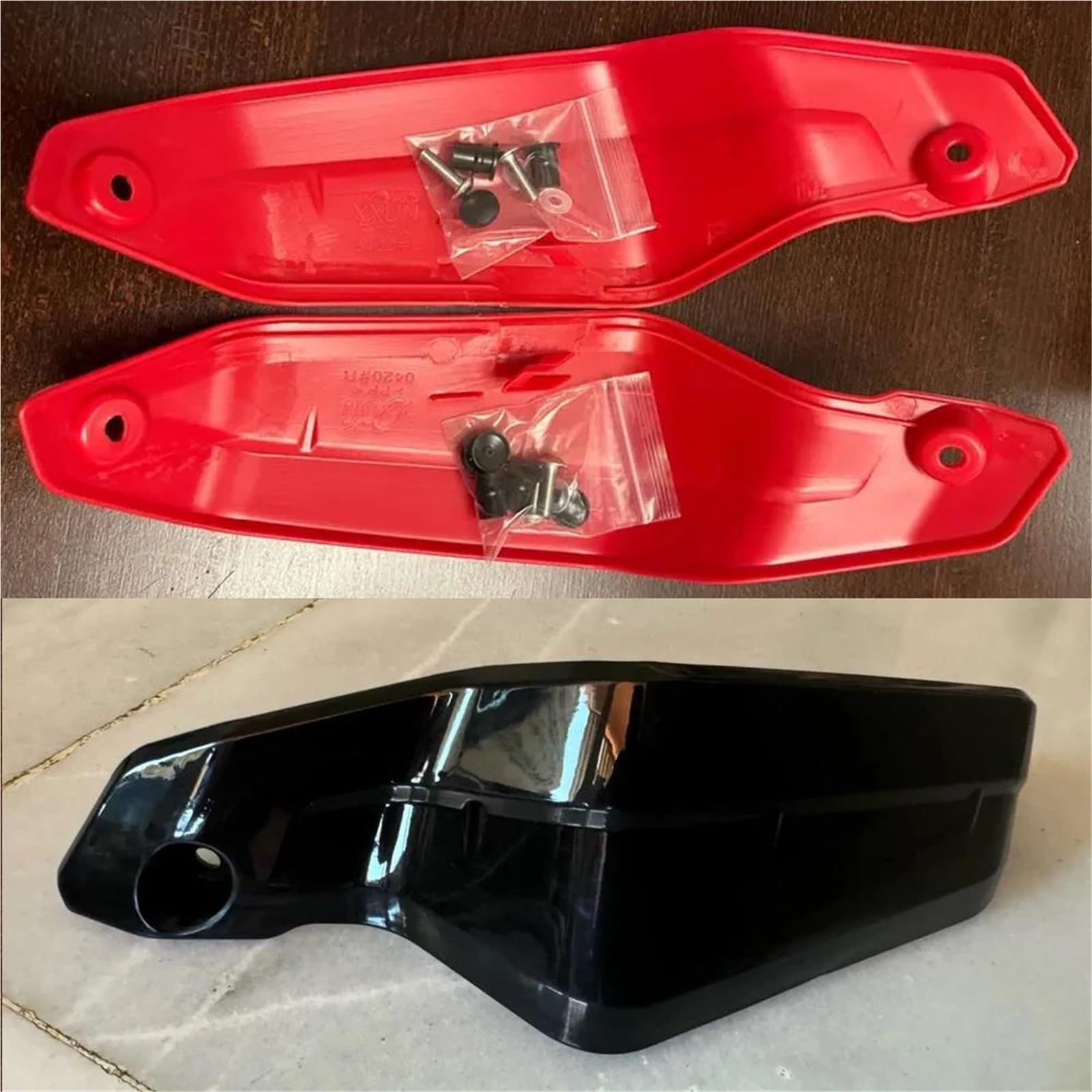 ZYSM Paramani Per Moto Per CRF 1100L Africa Twin 1100 Adventure Sports DCT CRF1100 2025 Copriparamani Manubrio Protezione Guard(Bianco)