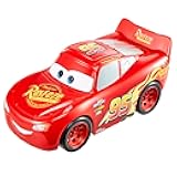 Disney Cars Toys Track Talkers Lightning McQueen, 5.5-in, Authentic Favorite Movie Character Talking & Sound Effects Vehicles, Fun Gift for Kids Aged 3 Years and Older