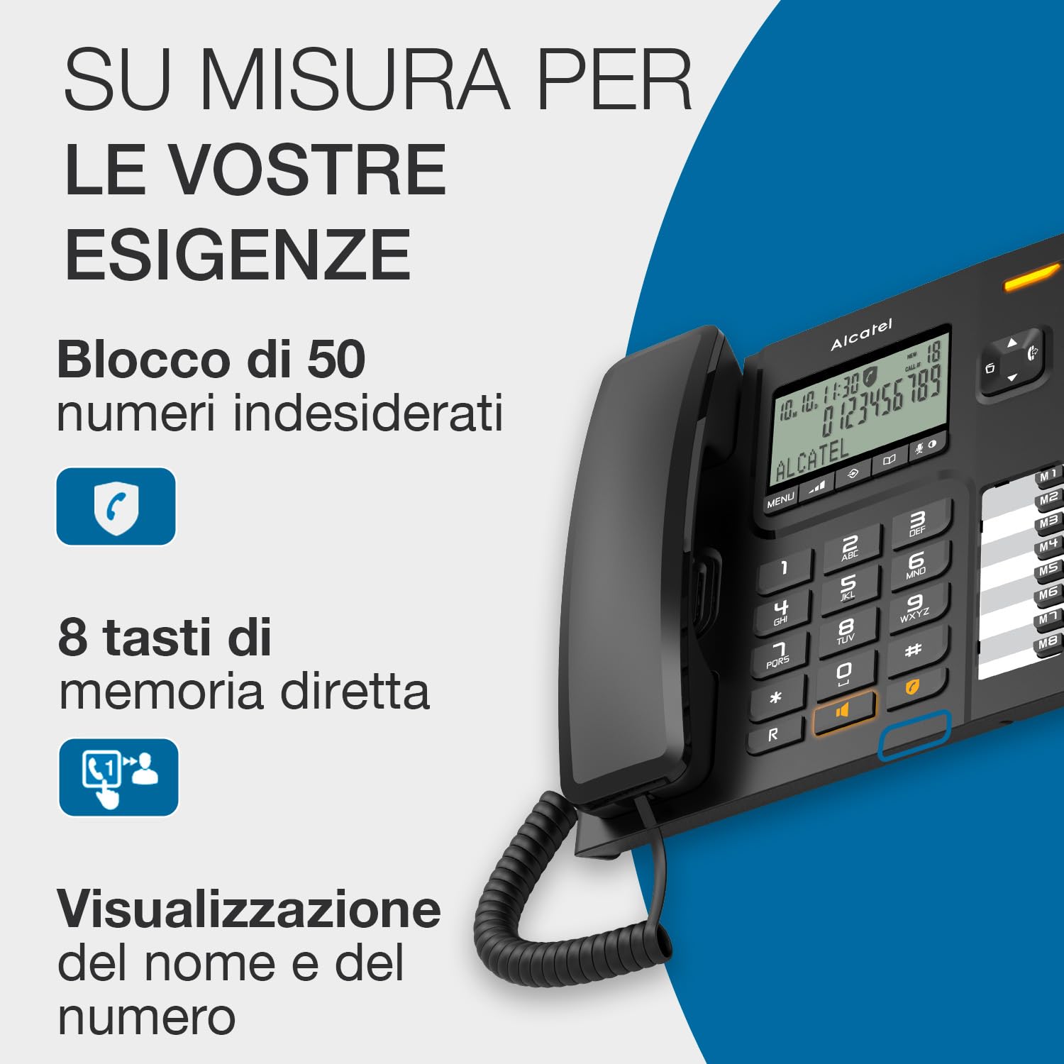 Alcatel Telefon biurkowy T78 czarny