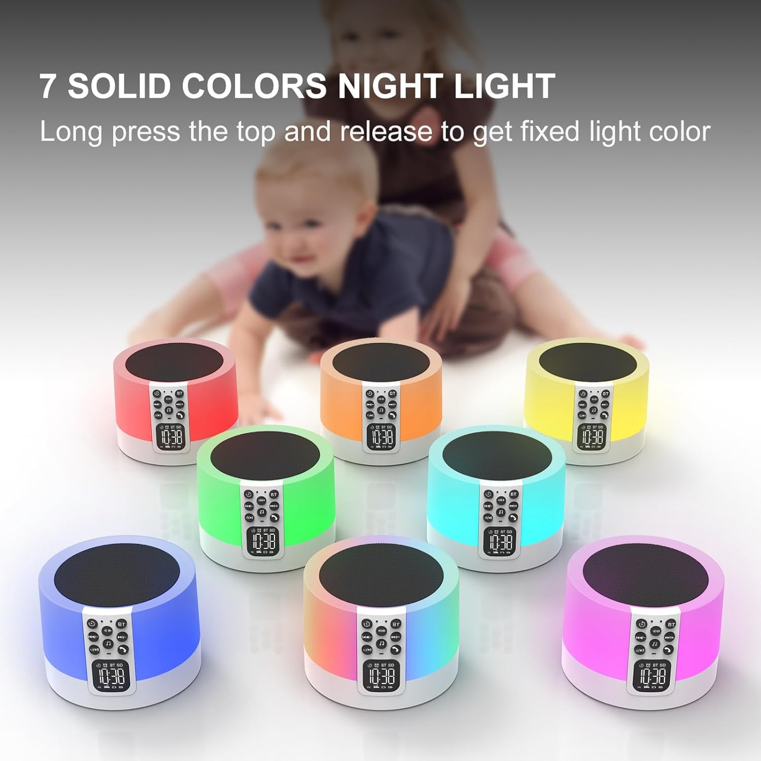 AFEXOA Night Light Bluetooth Speaker - Image 4