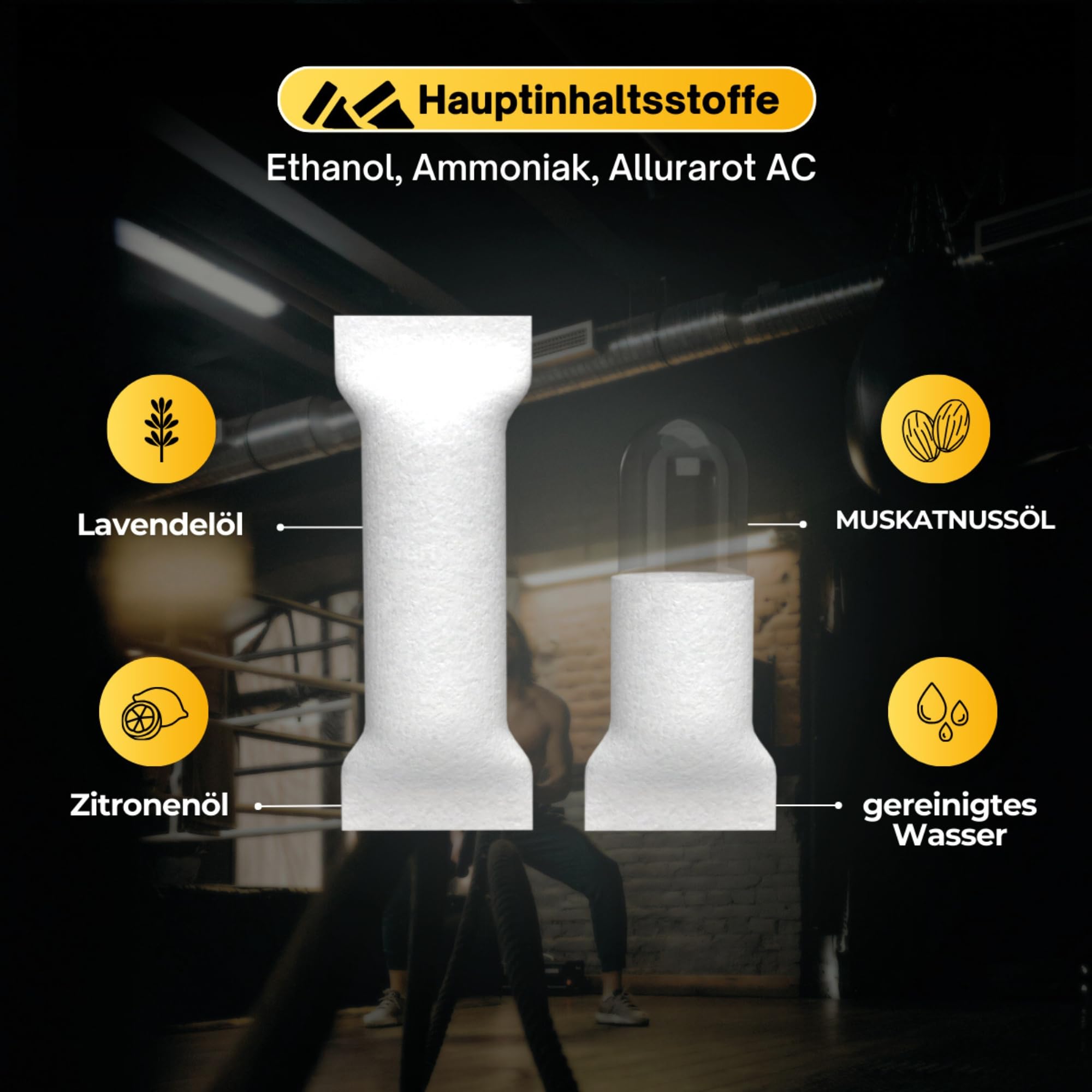 Riechstäbchen Riechampullen - Eishockey, Handball, Kraftsport, Gym & Co. - Ammoniakstäbchen