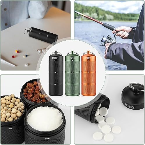 Miniatura 8 de MEECN - Pastillero organizador grande de tres capas para píldoras de aluminio, resistente al agua, soporte para píldoras puede almacenar píldoras de