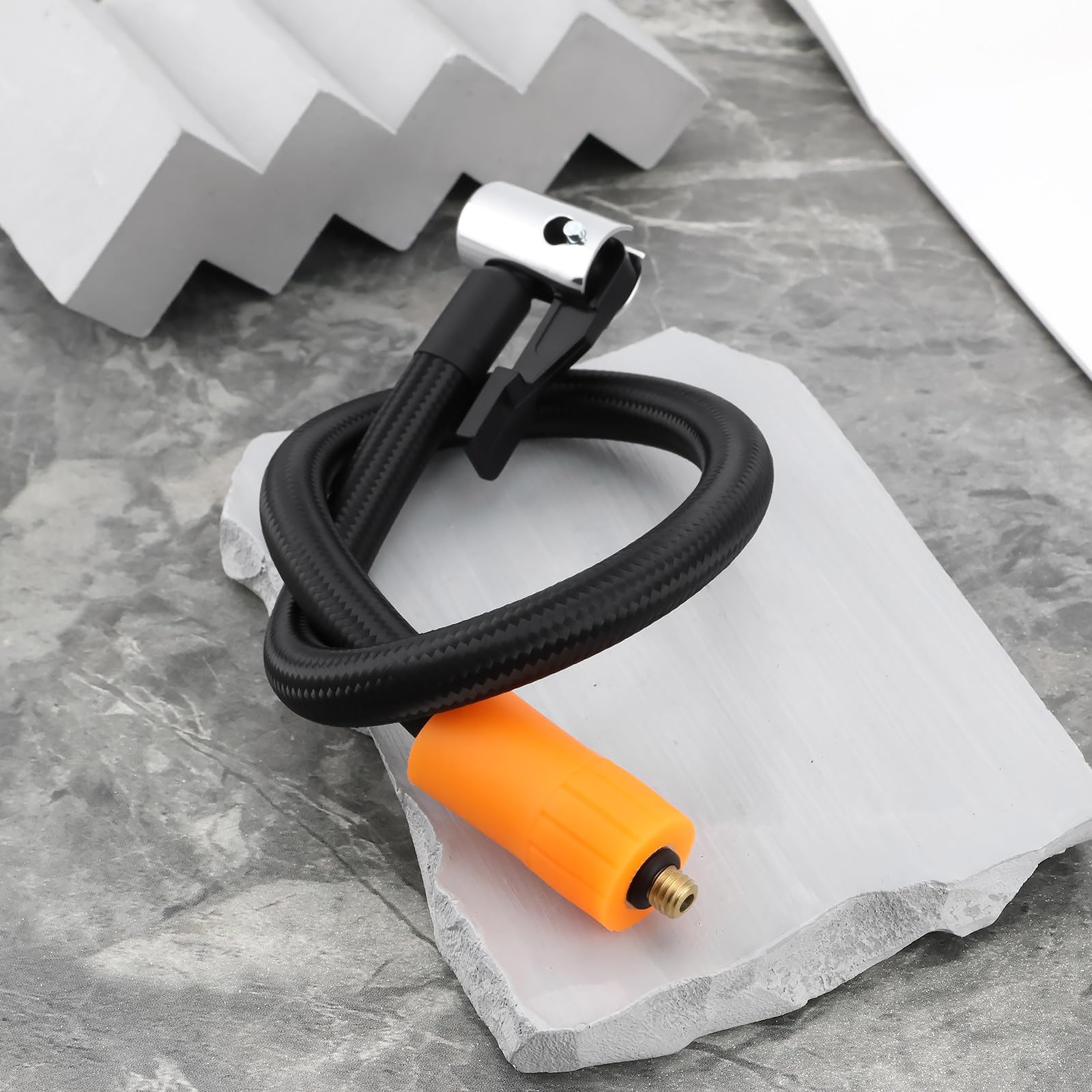 M6 Wąż do pompy powietrza do opon Adapter długość 40cm do uchwytu na klips do dyszy do opon Pompa powietrza do opon samochodowych, motocyklowych, rowerowych