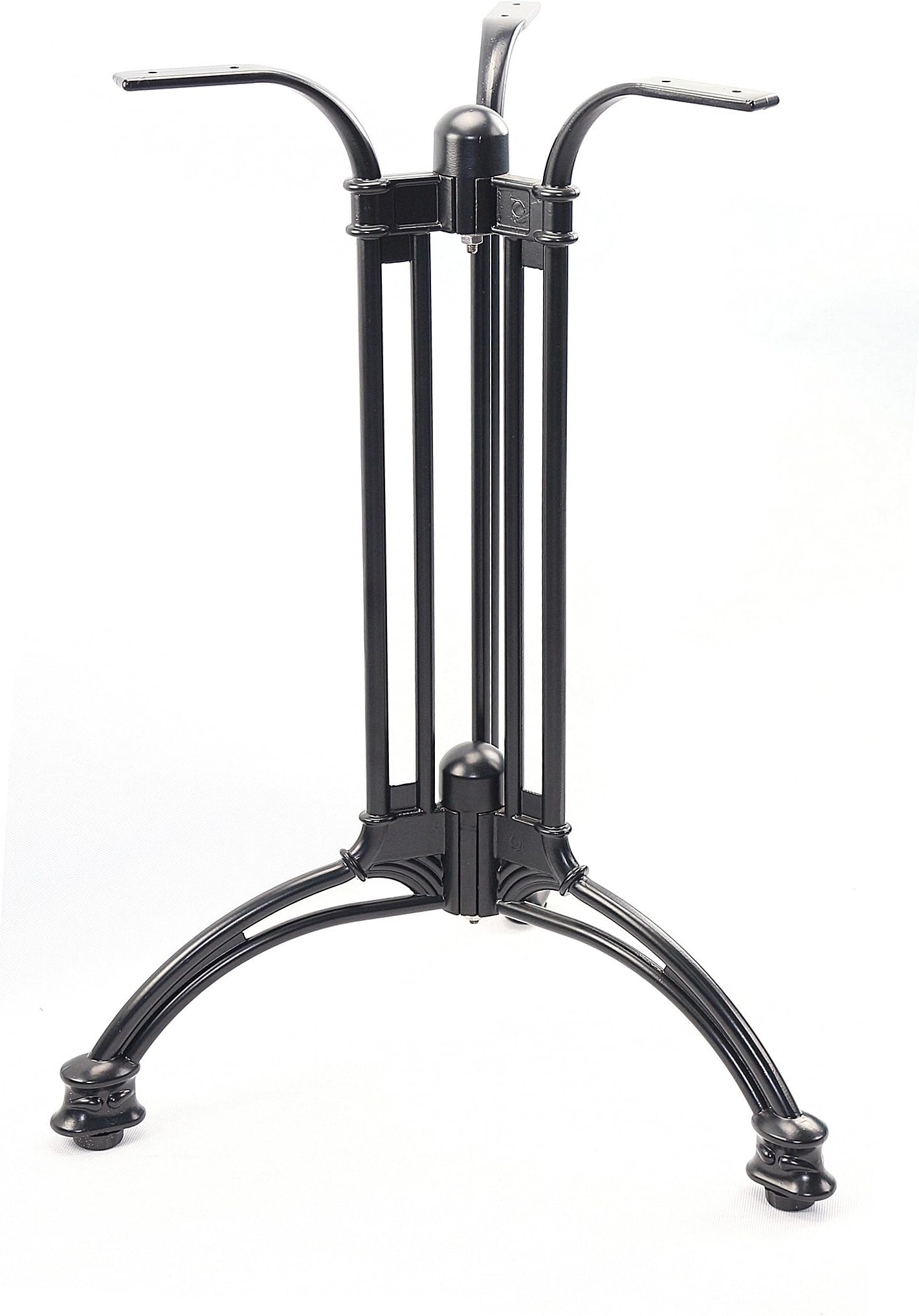 Bar Table Base Black Aluminum Suitable for Restaurants Bars and Cafes/Easy to Install and Structurally Firm（3-Legs）