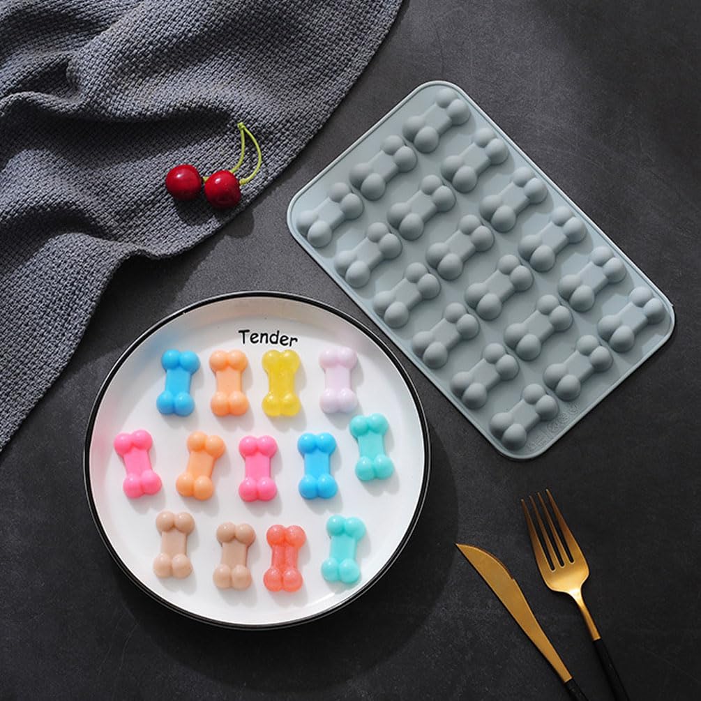 Selecto Bake Stampo In Silicone A Forma Di Osso Per Cani Con 18 Cavità - Antaderente Per Torte, Cioccolatini, Ghiaccio E Giocattoli Per Animali