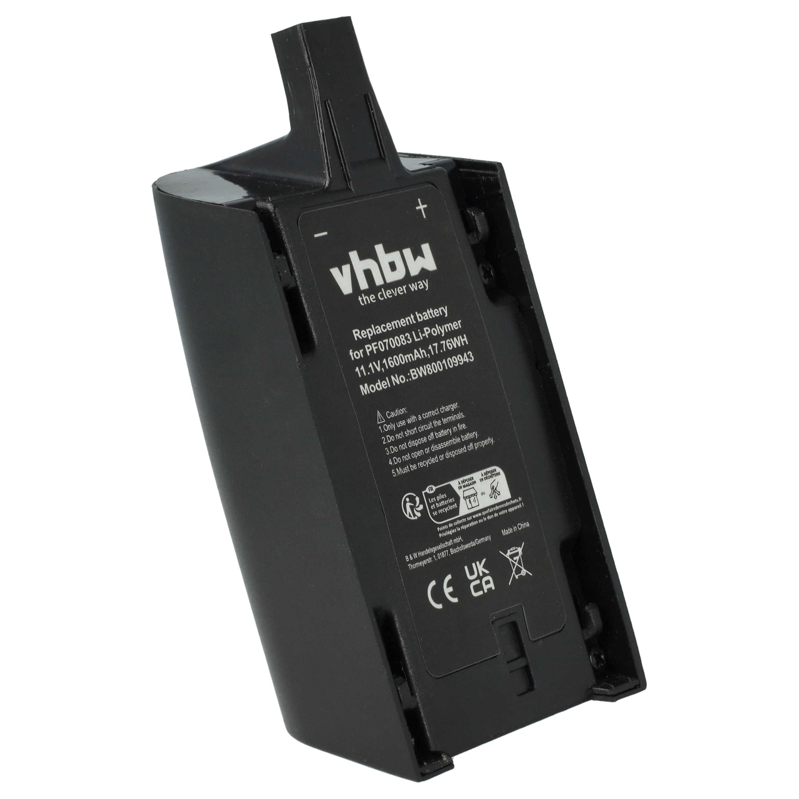 vhbw 1x Batterie Compatible avec Parrot Bebop Drone 1 Drone (1600mAh, 11,1V, Li-polymère)