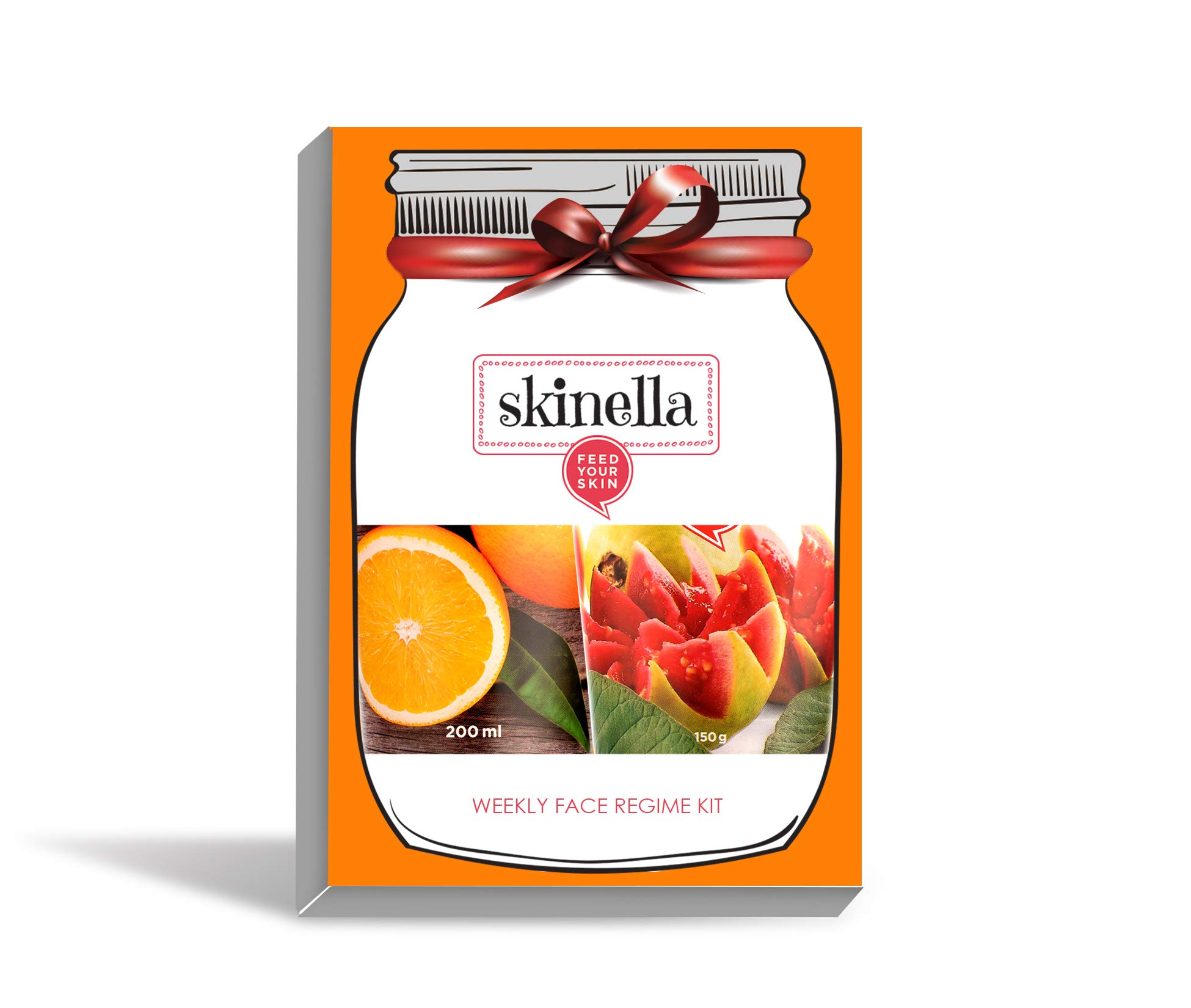 Skinella Refreshing Body Regime Mandarin Gel Body Wash 200 Ml And Body Polish Scrub, Pink Guava, 150 Gram-image-21