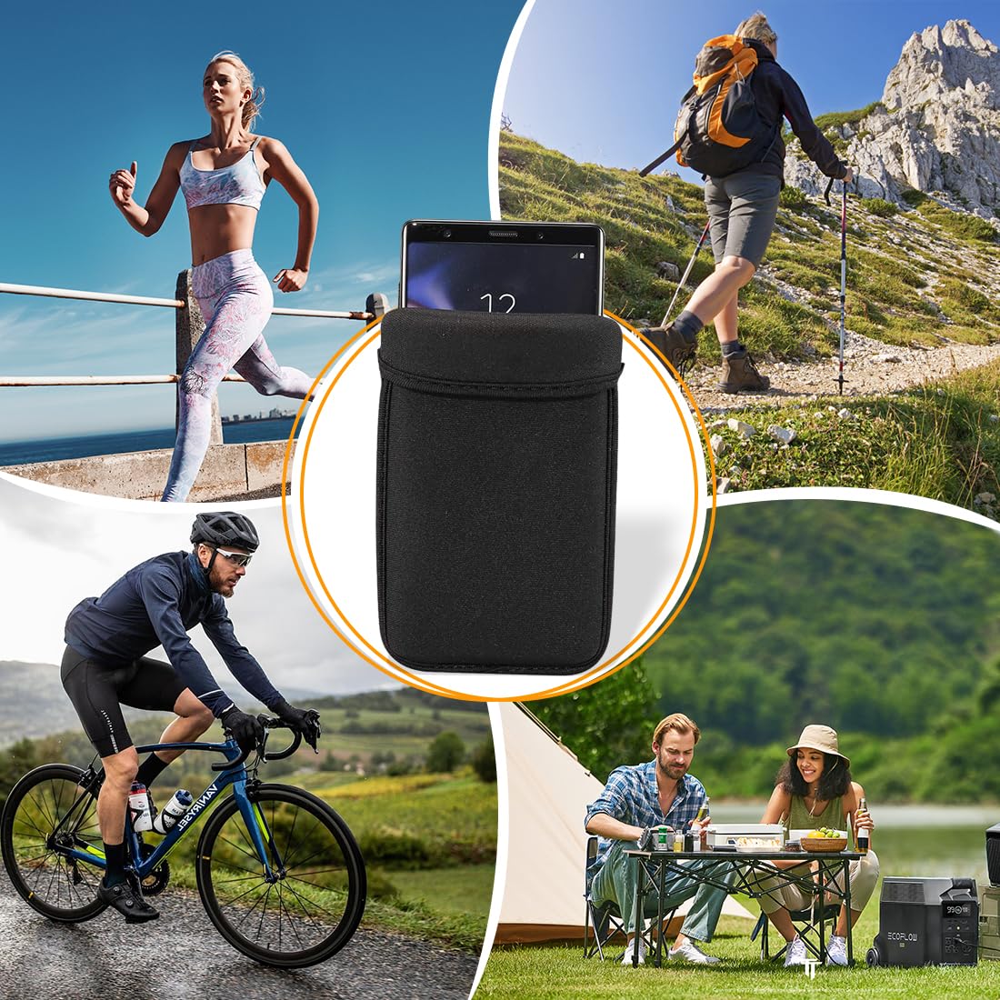 borsa impermeabile per telefono custodia telefono Custodia Per Cellulare In Neoprene Per Donne E Uomini, Custodia Universale Antiurto Custodie Protettiva Universale Per Telefono