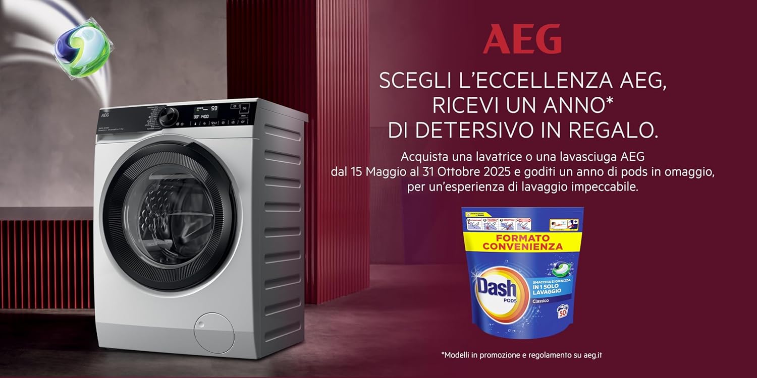 AEG Lavatrice Serie 8000: Potenza e Innovazione a Portata di Mano!