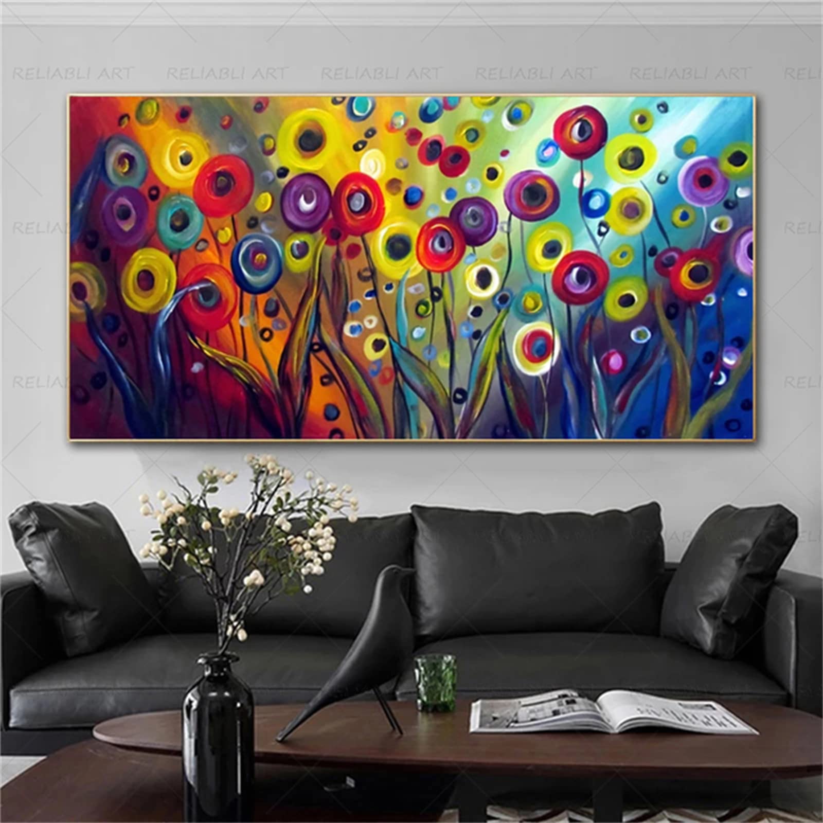 Diamond painting kit complet 80x160cm anti stress pour décoration d'intérieur