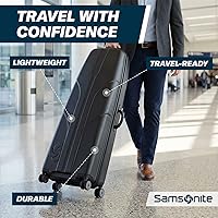 Vista 2 de Samsonite Tour Classic Golf Hard Case Golf Travel Bag, Lightweight & Durable ABS Shell, 360 Degree Multi-Directional Wheels
