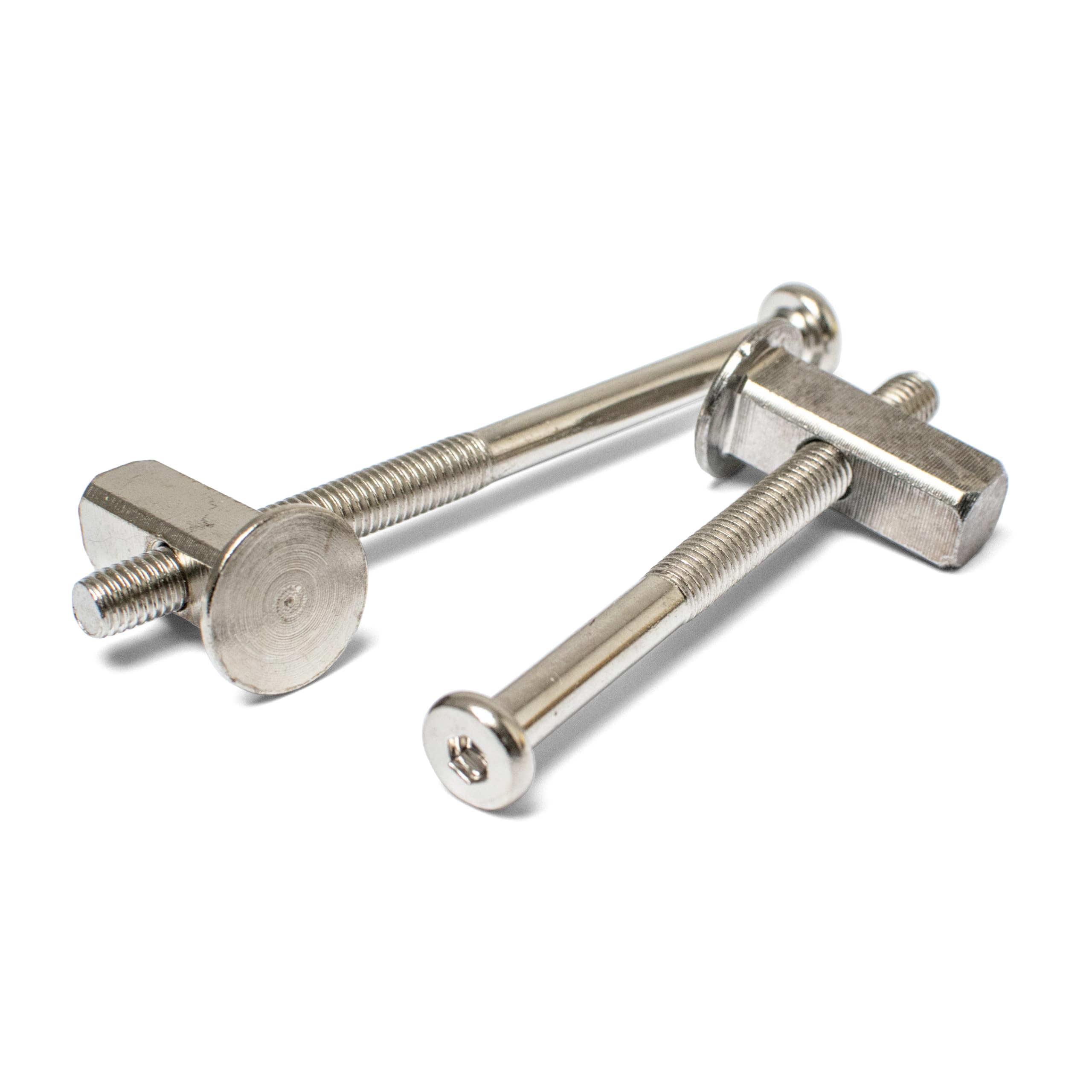 H-BOLT M8 Furniture Bolts + M8 Block Nuts - Ideal For Bunk Beds (4 Pack: 65mm Bolt + Block Nut), M8 65mm Bolt + M8 Block Nut